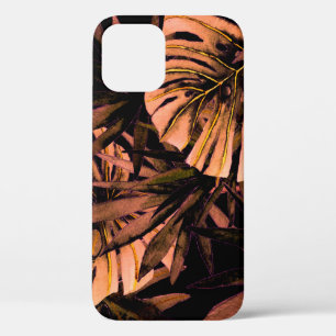 Tropische Blätter Aquarell, nahtlose Badebekleidun Case-Mate iPhone Hülle