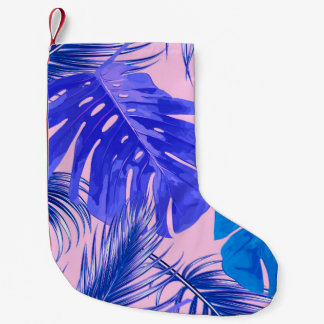 Tropische Blätter aus Palmen, Blätter aus dem Dsch Kleiner Weihnachtsstrumpf