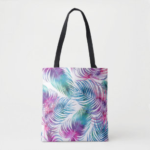 Tropische Blätter aus Palmen, Blumenmuster aus dem Tasche