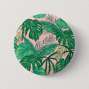 Tropische Blätter Button