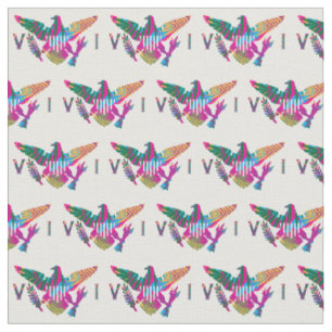 Tropische Blätter für die Fahne der Jungfrauen d Stoff