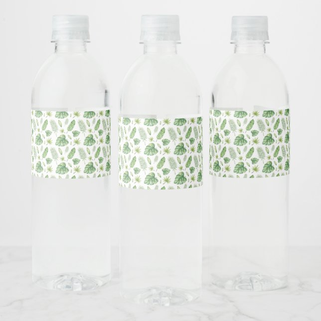 Tropische Blätter für Wasserfarben (Flaschen)