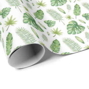 Tropische Blätter Geschenkpapier