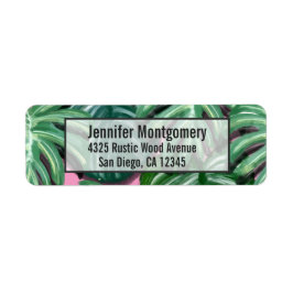 Tropische Blätter, grün und üppig