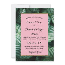 Tropische Blätter Hawaiian Beach Hochzeit