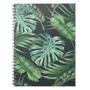 Tropische Blätter, Monstera, Bananenblätter, Dsc Notizblock