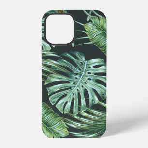 Tropische Blätter, Monstera, Bananenblätter, Dschu iPhone 12 Hülle