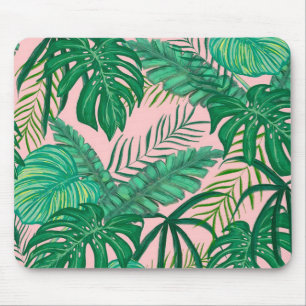 Tropische Blätter Mousepad