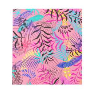 Tropische Blätter Notizblock