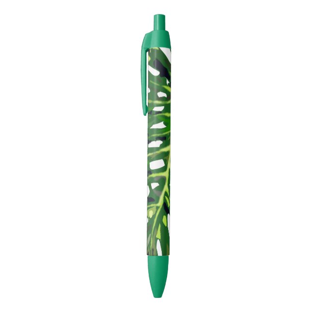 Tropische Blätter Pen Kugelschreiber (Oberseite (Vertikal))