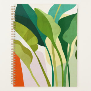 Tropische Blätter Planer