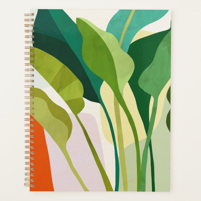 Tropische Blätter Planer (Vorderseite)