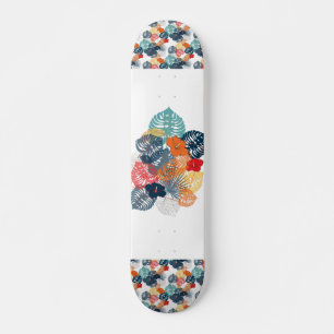 Tropische Blätter Skateboard