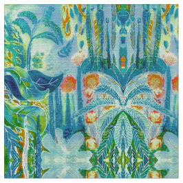 Tropische Blätter Stoff