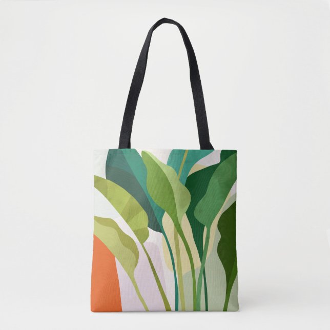 Tropische Blätter Tasche (Vorderseite)