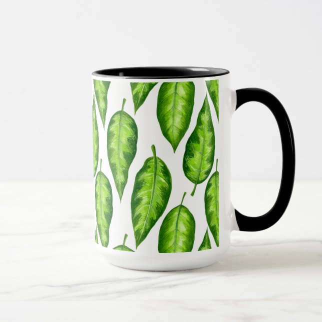 Tropische Blätter Tasse (Rechts)