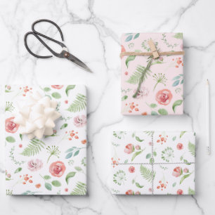 Tropische Blätter und Blume von Bridal Green und P