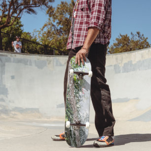 Tropische Blätter Wasserfall Traum #1 #travel #wal Skateboard