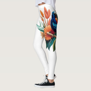 Tropische Bliss: Eine lebendige Fusion der Flora Leggings