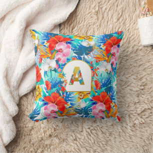 Tropische Blume Brautparty Geschenke Bridesmaid Ma Kissen
