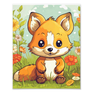 Tropische Blume für niedliche Wälder Fotodruck