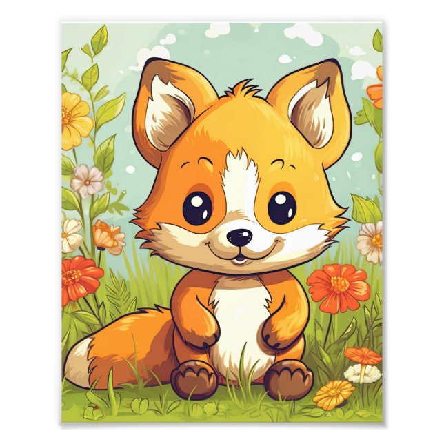 Tropische Blume für niedliche Wälder Fotodruck (Vorne)