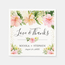 Tropische Blume Hochzeit