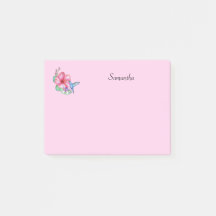 Tropische Blume Hummingbird Personalisiert