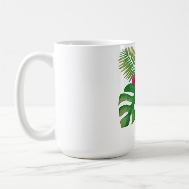 Tropische Blume Kaffeetasse (Links)