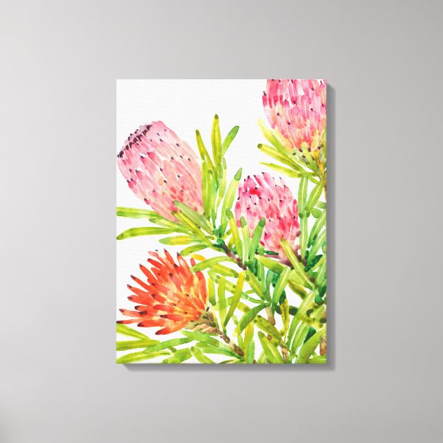 Tropische Blume Leinwanddruck (Vorderseite)