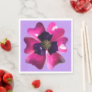 Tropische Blume - Lila Rosa Exotic Orchid MOD Serviette