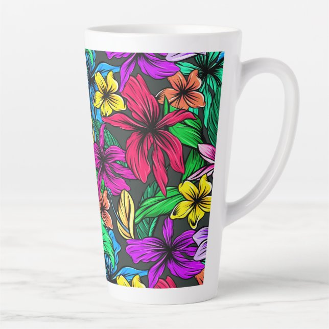 Tropische Blume Milchtasse (Rechts)