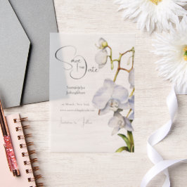 Tropische Blume mit weißer Orchidee