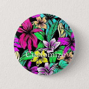 Tropische Blume Mix Thunder_Cove Button