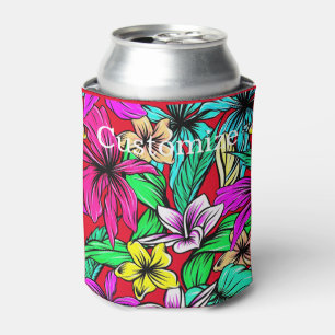 Tropische Blume Mix Thunder_Cove Dosenkühler