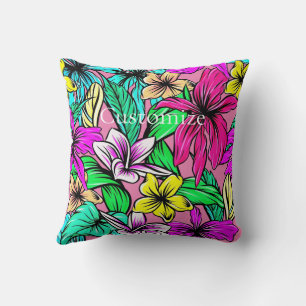 Tropische Blume Mix Thunder_Cove Kissen