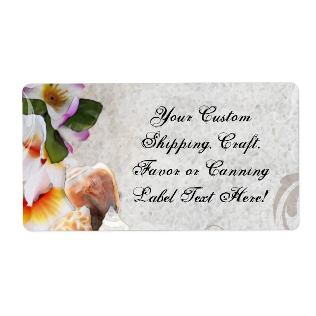 Tropische Blume/Muscheln (Vorne)