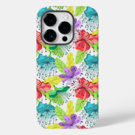 tropische Blume nahtlos Case-Mate iPhone 14 Pro Hülle