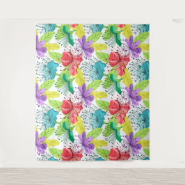tropische Blume nahtlos Wandteppich