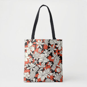 Tropische Blume Nahtloses exotisches Muster Tasche