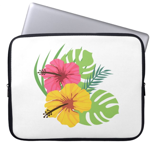 Tropische Blume Notebook-Gehäuse Laptopschutzhülle (Vorderseite)