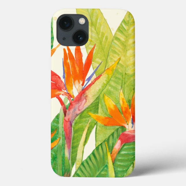 Tropische Blume | Paradiesvogel Case-Mate iPhone Hülle (Rückseite)