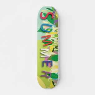 tropische Blume Skateboard