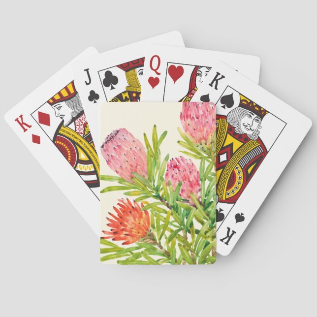 Tropische Blume Spielkarten (Rückseite)
