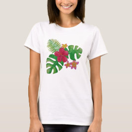 Tropische Blume T-Shirt