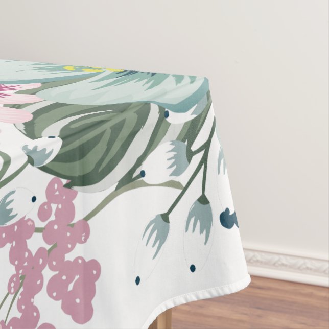 Tropische Blume Tischdecke (Beispiel)