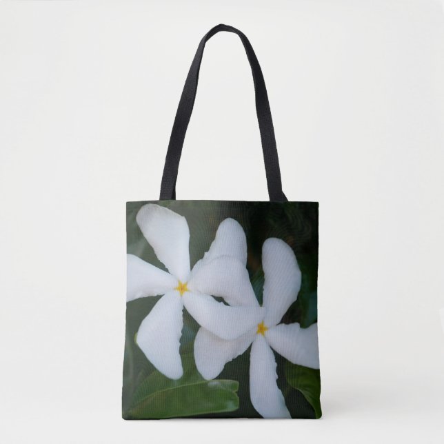 Tropische Blume Tote Tasche (Vorderseite)