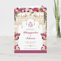 Tropische Blume und Blätter Hindufeier