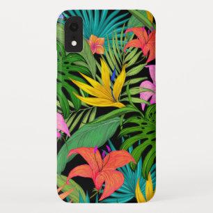 Tropische Blume und Palmen Blätter Hawaiisch Case-Mate iPhone Hülle