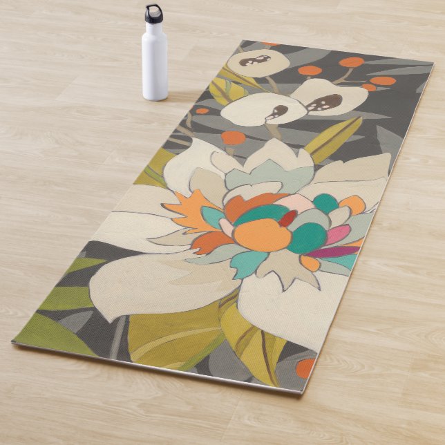 Tropische Blume Yogamatte (Beispiel)